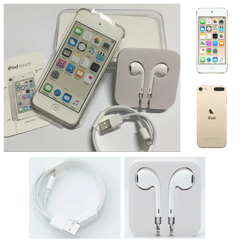 Используется Apple Ipod Touch 6 MP3/4 4,0 дюйма сенсорный экран Встроенные колонки 16/32/64/128 ГБ воспроизведение музыки видео с FM Электронная книга