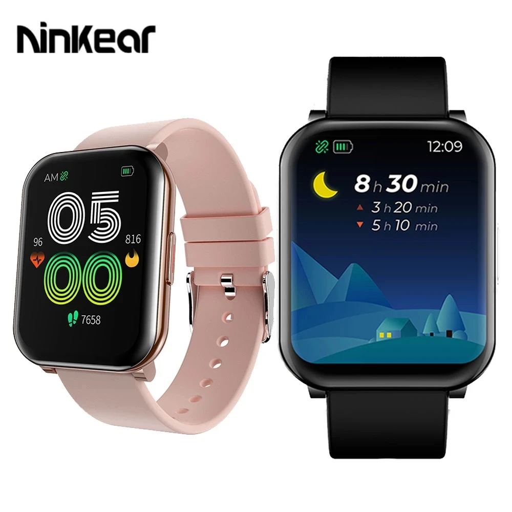 Ninkear Air 2 Smart Watch 1.69 Inch IP67 Waterproof ISP 240*280 Health Monitoring Sport Mode Message Reminder Music Smart Watch