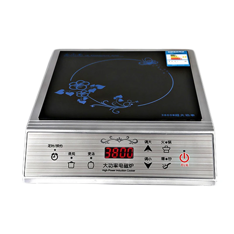 3800W High Power Commercial Induction Cooker Hot Pot Waterproof Durable Special Induction Cooker Embedded Electric Stove electric induction cooker 3500w 8 gears household energy saving stir fry hot pot commercial battery stove special offer