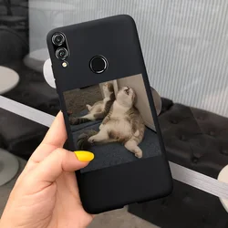 Cool Dragon Painted Silicone TPU Phone Case - Soft Back Cover for Honor 8C (Case-c01)