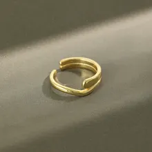 Женское Открытое кольцо в виде сердца из серебра 925 пробы
