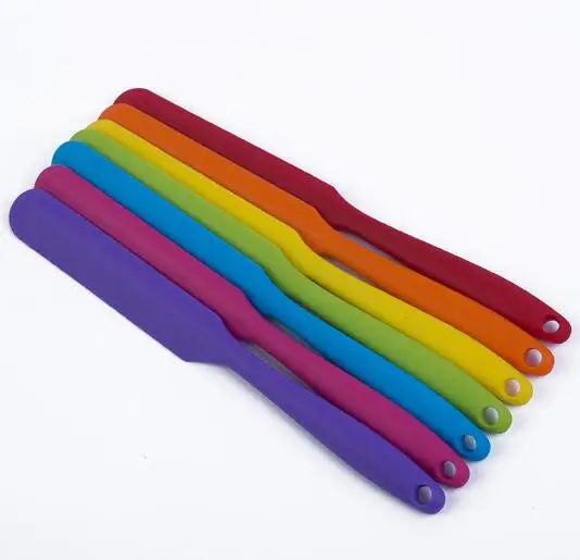Silicone Cream Butter Cake Spatula Mixing Batter Scraper Brush Butter Mixer Cake Brushes Baking Tool