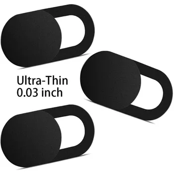 

3PCS Web Cam Protection Cover Shutter Magnet Slider Plastic Camera Cover for Phone PC Laptops Mobile Phone Lens Privacy Sticker