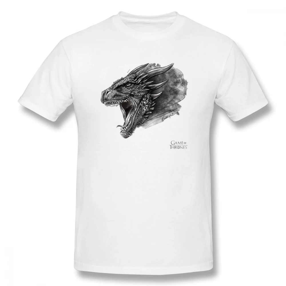 

Game Of Thrones Drawing Casual O-Neck Men's Basic Short Sleeve T-Shirt 100% Cotton Tee Shirt Printed