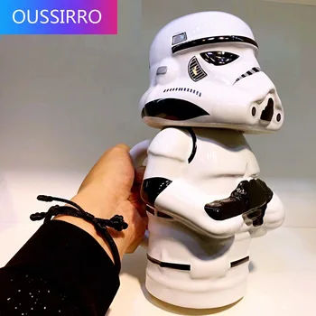 

Star Wars Cup Darth Vader White Knight Stormtrooper 3D Human Body Mugs Creative Bottle Coffee Milk Mugs Kids Gift Mass Capacity