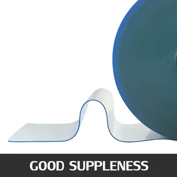 

Widely used in PVC strip curtains scratch resistant transparent easy to cut high temperature 200mmx2mmx45M