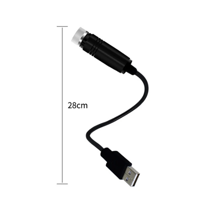 Романтичный потолочный светильник USB для дома и автомобиля