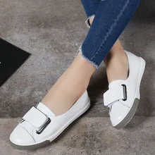 Plardin/ г.; Модные женские лоферы на плоской подошве; женские слипоны; белые мокасины из натуральной кожи; Повседневная обувь; zapatos de mujer