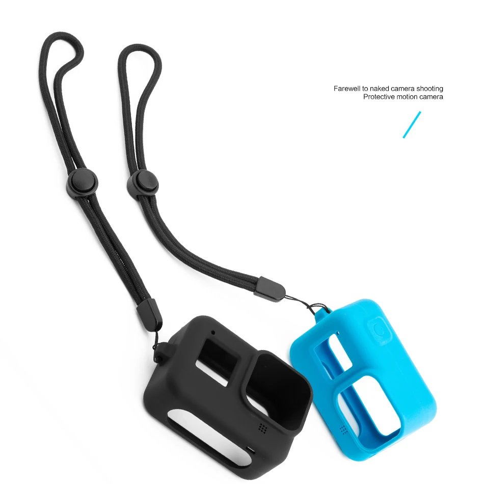 Чехол для спортивной камеры Gopro Hero 8, силиконовый чехол, защитный чехол для камеры, чехол для Gopro Hero 8
