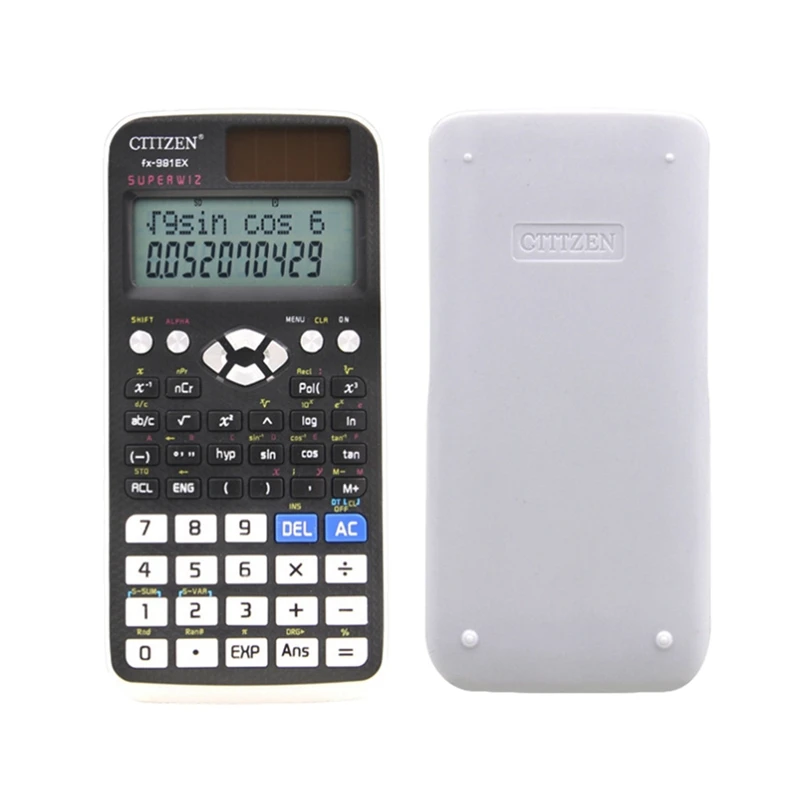 

GTTTZEN Fx-991Ex Black Scientific Calculator 552 Functions High Resolution Lcd Display Equation and System Solver