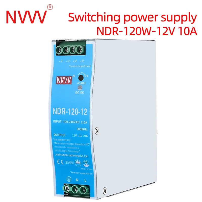 NVVV 75 Вт 120 NDR 24 на din рейке направляющий Тип Импульсный источник питания
