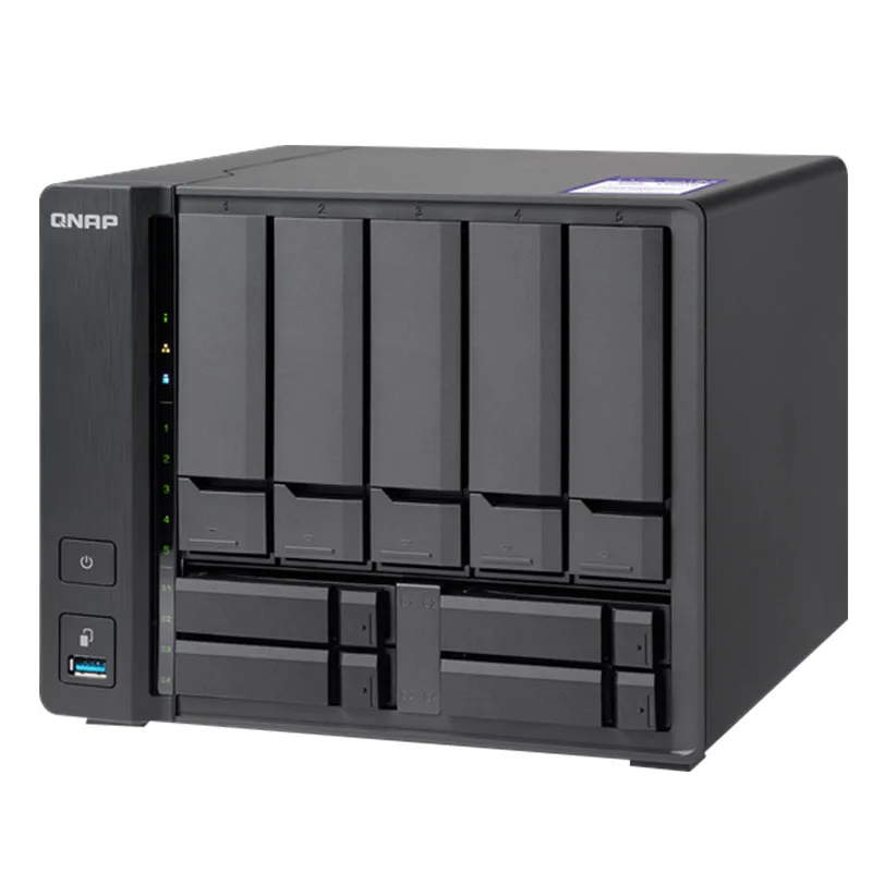 Продукт QNAP TVS-951N 4G память 9-bay бесдисковый nas, nas сервер nfs Сетевое хранилище Облачное хранилище, 2 года гарантии