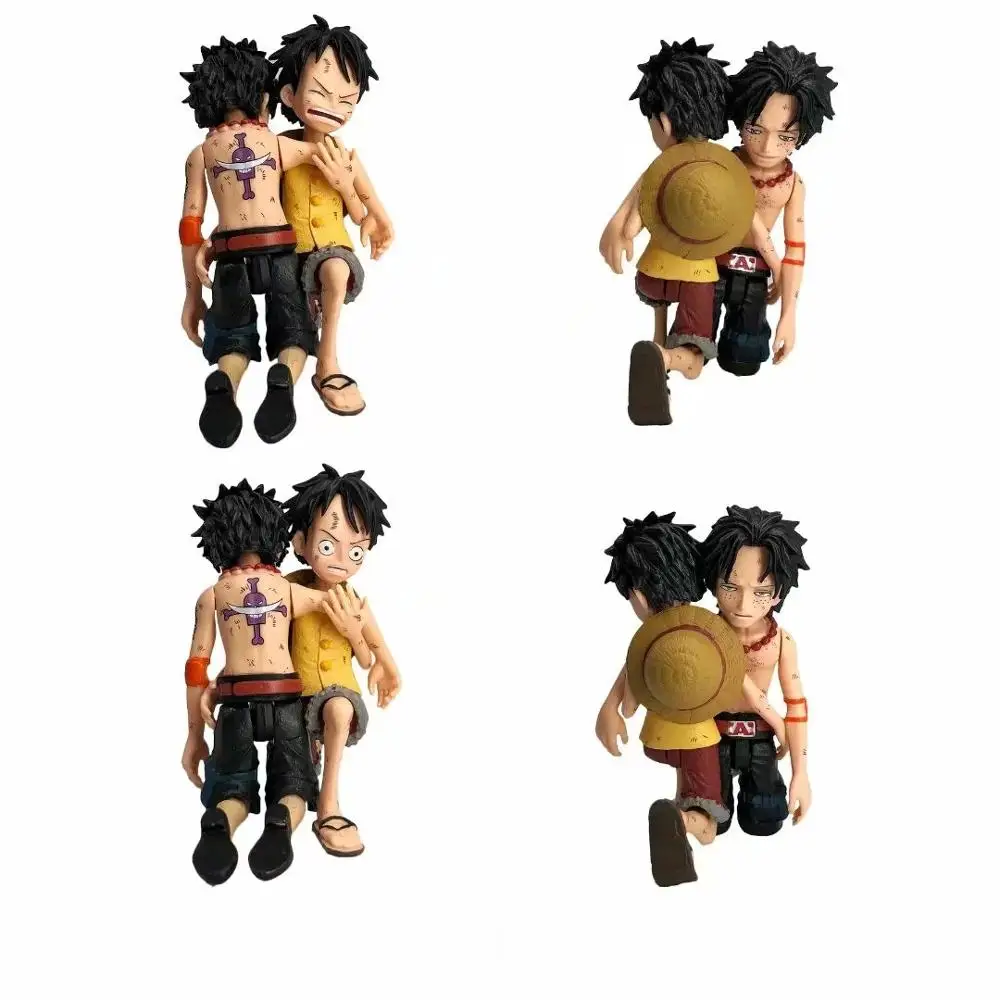 Anime One Piece Child Luffy Death Of Ace Edward Whitebeard Newgate Tomb Pvc Action Figure Collectible Model Toys Doll Gift 9pcs Action Figures Aliexpress