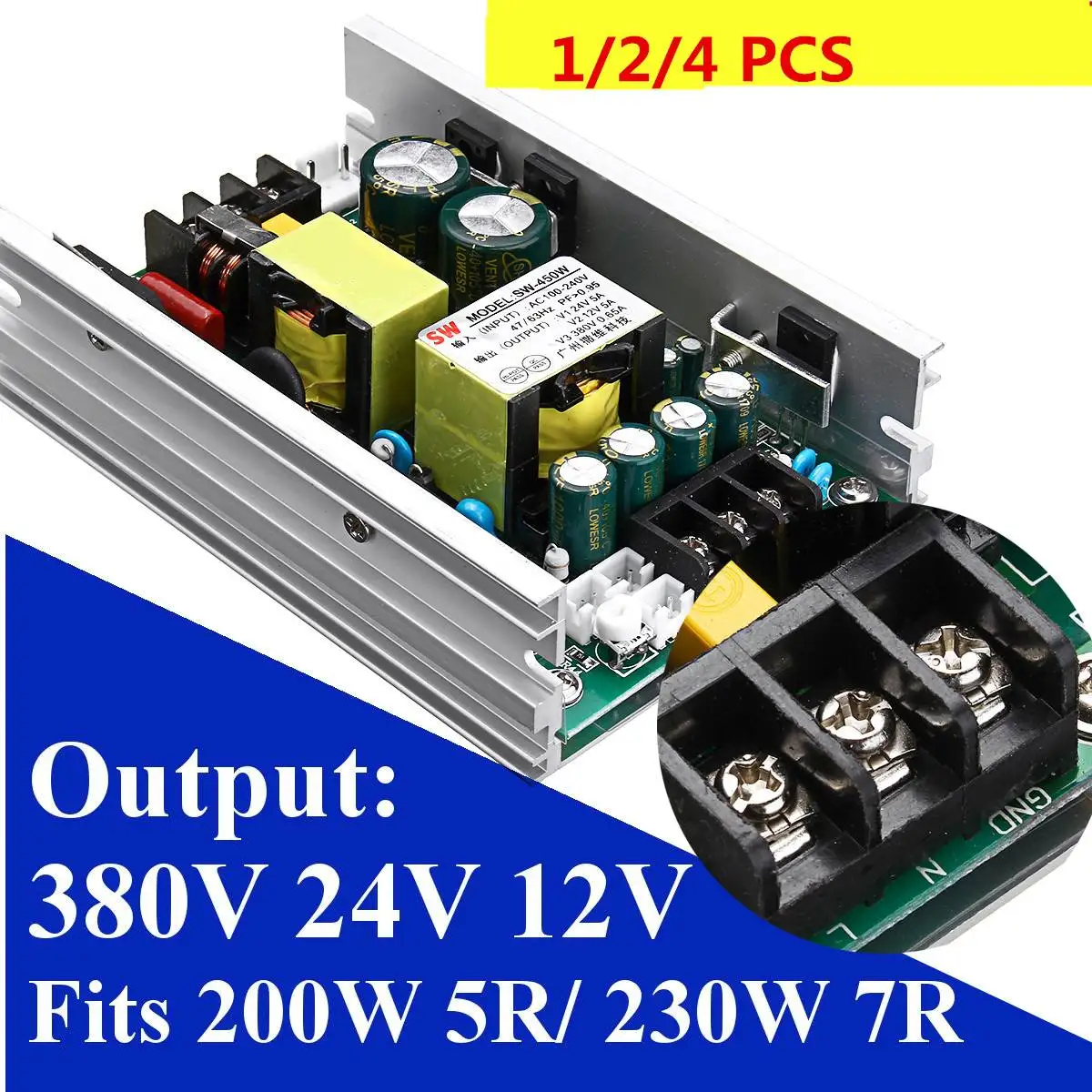 

7R 230W/5R 200W Power Supply for Moving Beam Head Light Power Supply for DJ Disco Lamp Power Supply