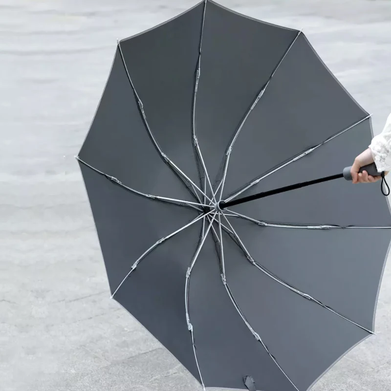 

Складной полностью автоматический флэш-накопитель для женщин и мужчин, защита от брызг светодиодный светильник кой, ветрозащитный скелет