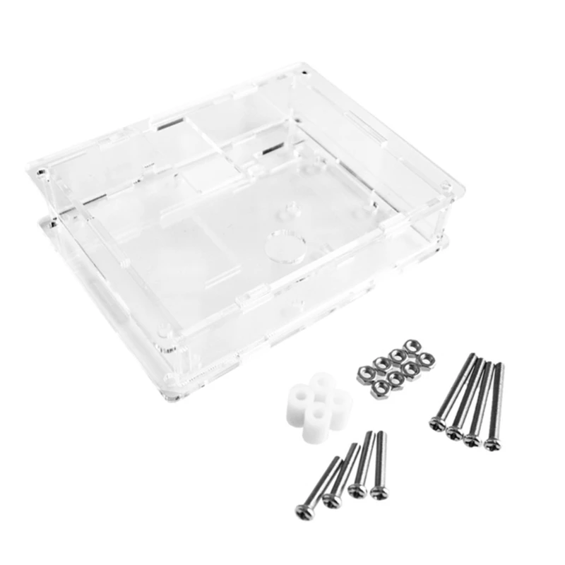 

1 Set Transparent Acrylic Case Shell Box For LCR-T4 Transistor Tester Protective Case