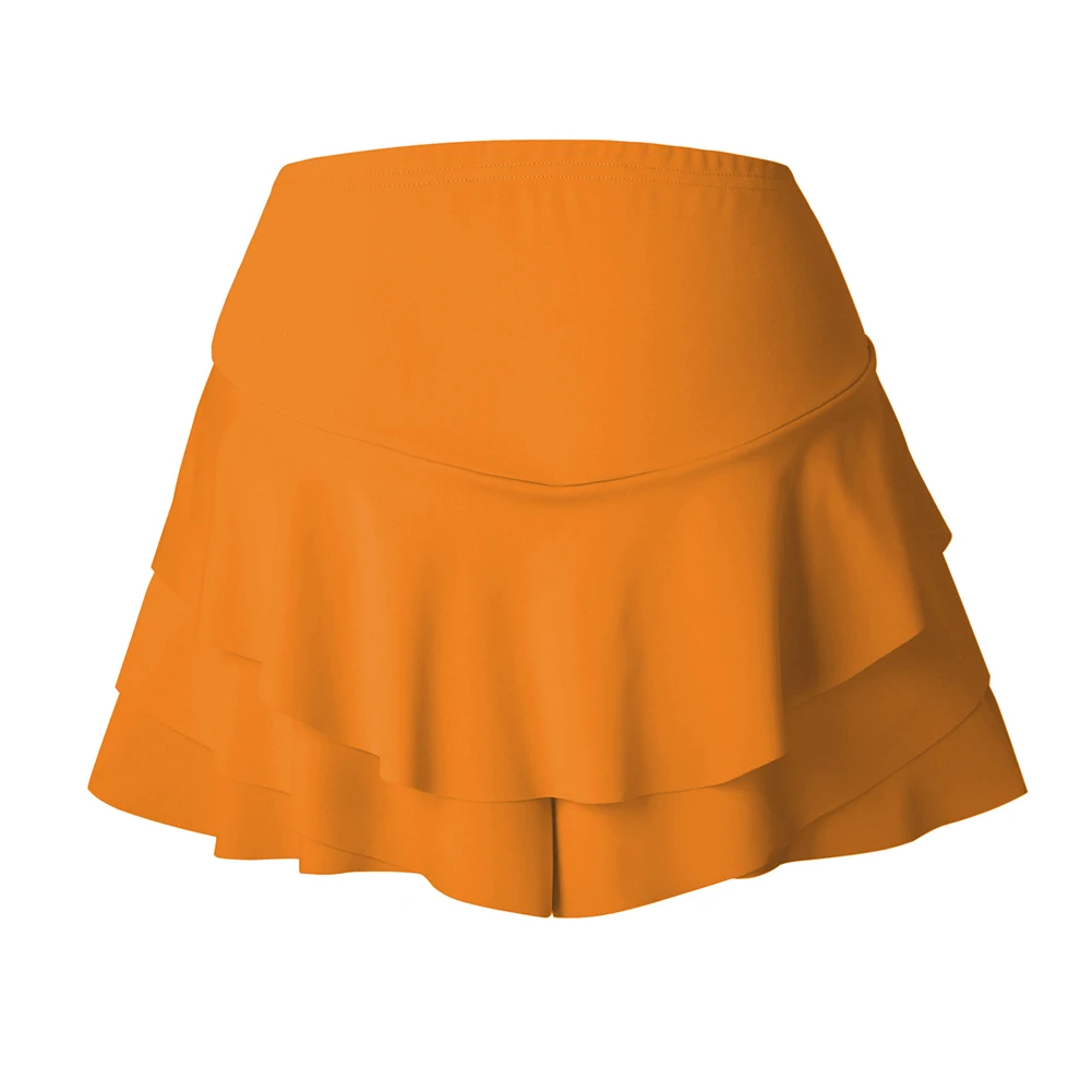 Fashion Mini Short Spring Sexy Polyester Party Slim Fit Autumn Women Skirt Casual Natural Waist Club Solid Ruffle