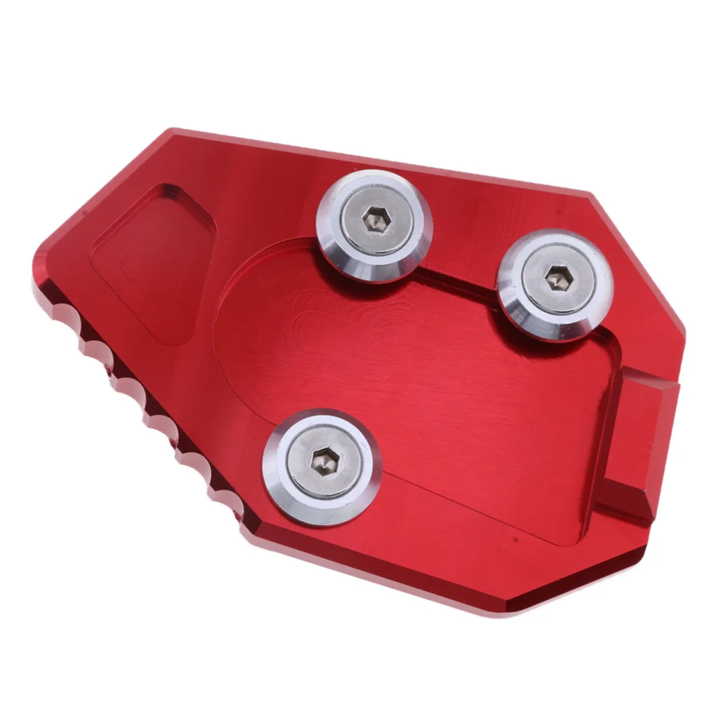 Motorbike Side Kickstand Stand Enlarger Foot Pad Extension Plate For Honda