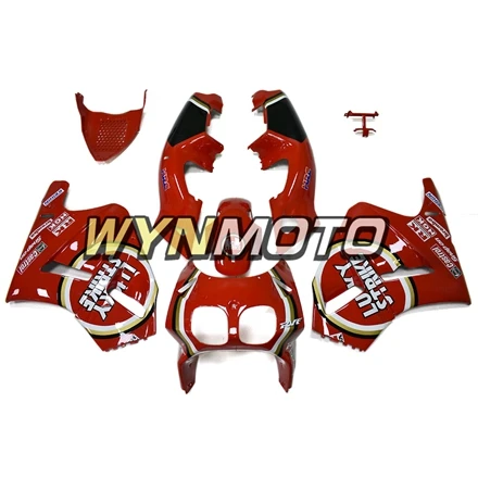 Полный комплект обтекателя Для Honda RVF400R NC35 V4 1993-1998 94 95 96 97 RVF400R ABS Пластик мотоцикл Лаки Страйк красный, белый передка
