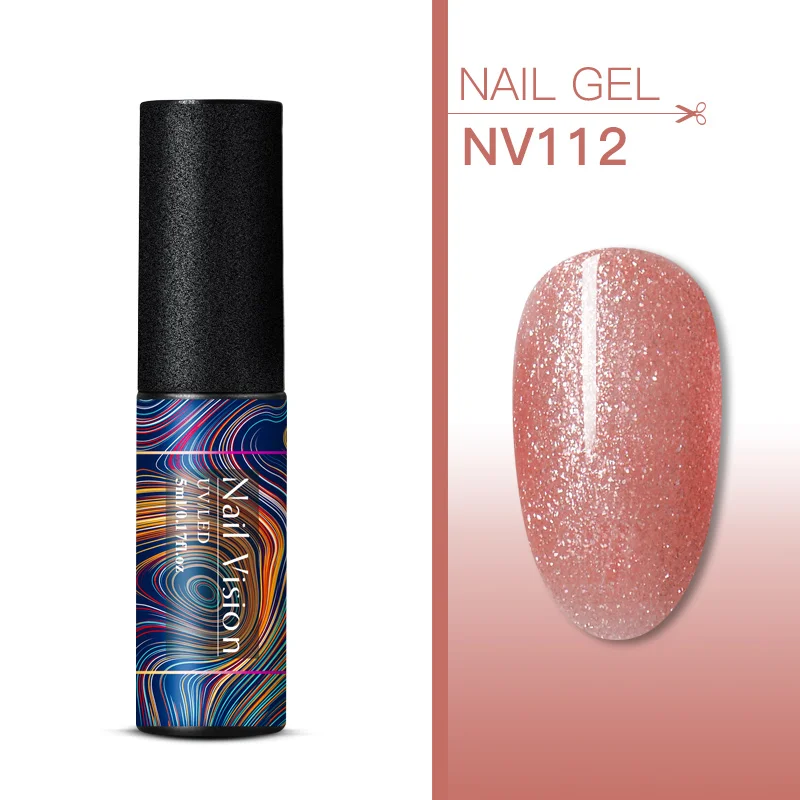 Nail Vision 5 мл УФ-гель для ногтей для маникюра 176 цветов Гель-лак Полупостоянный Гель-лак для нейл-арта инструменты для самостоятельного дизайна - Цвет: EES06707