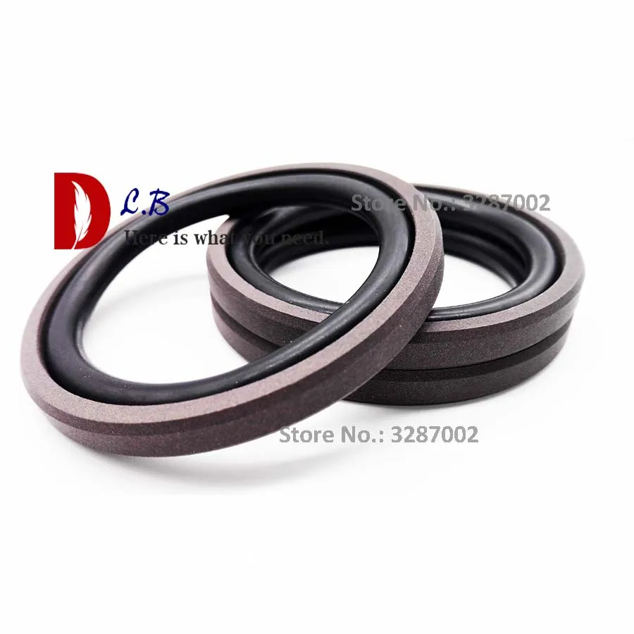 SPGO PTFE поршневое уплотнение OD = 12 мм 60 гидравлическое Glyd ring + бронзовое и NBR Orings GSF