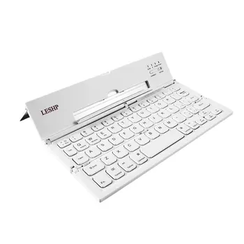 

Portable Wireless Keyboard Folding Mobile Phones Tablet Keyboard For Ipad For IOS For Android Black/White