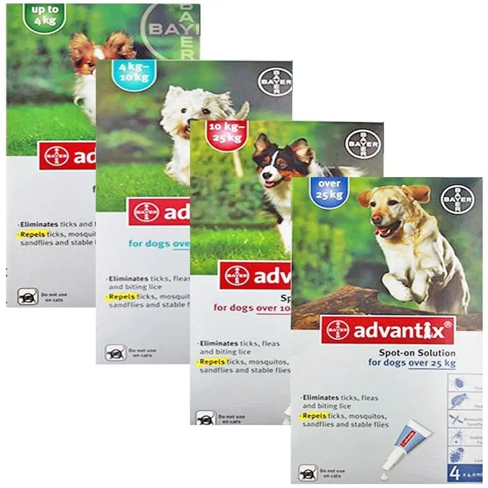 Bayer K9 Advantix предотвращение блох клещей и комаров для собак | Дом сад