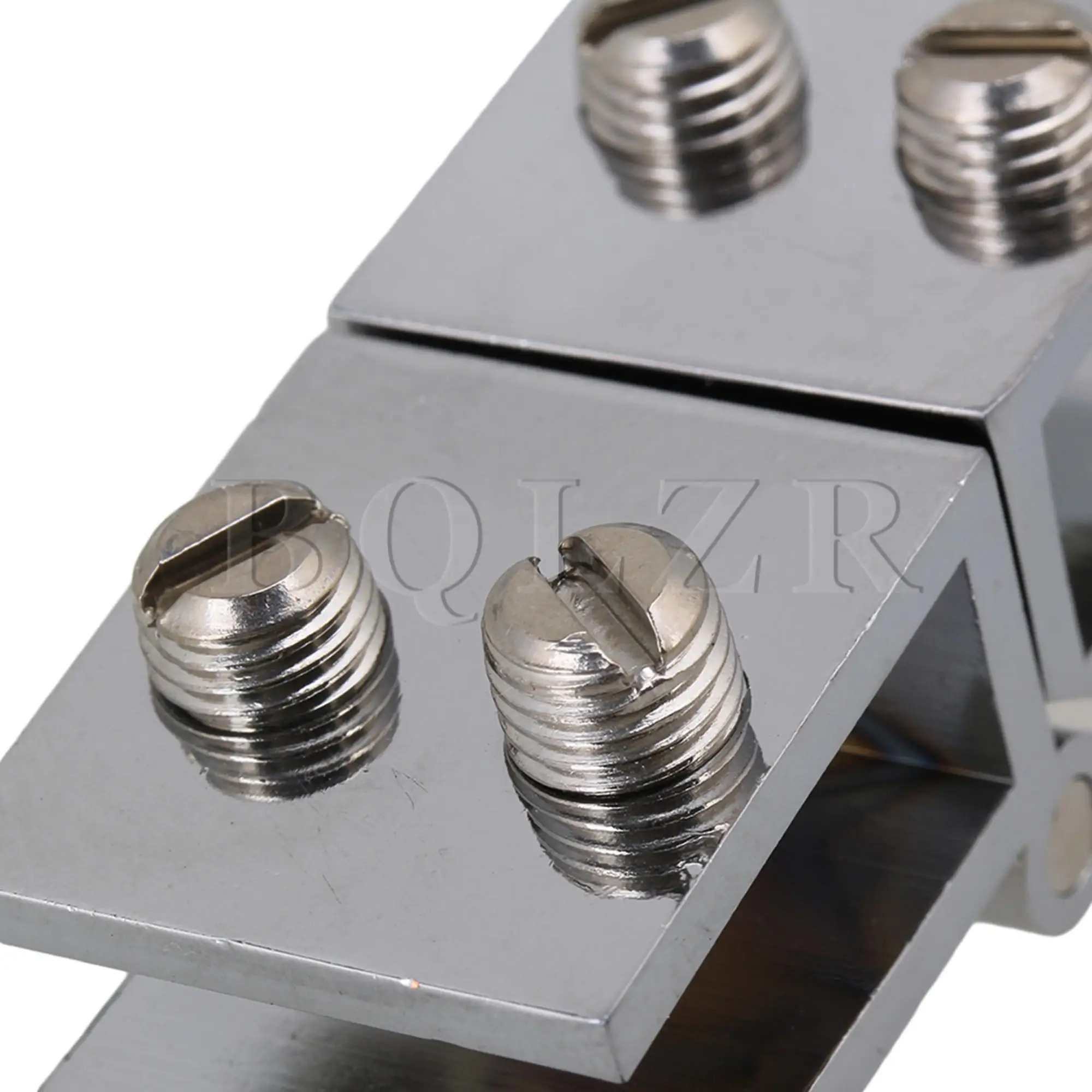 BQLZR Glass Door Clamp Hinge Double Action 180 Degree for Boarded Door