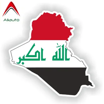 

Aliauto Iraq Map Flag Sticker Decoration Decal Reflective Motorcycles Car Accessories Vinyl for Mitsubishi Lada Kia,13cm*13cm