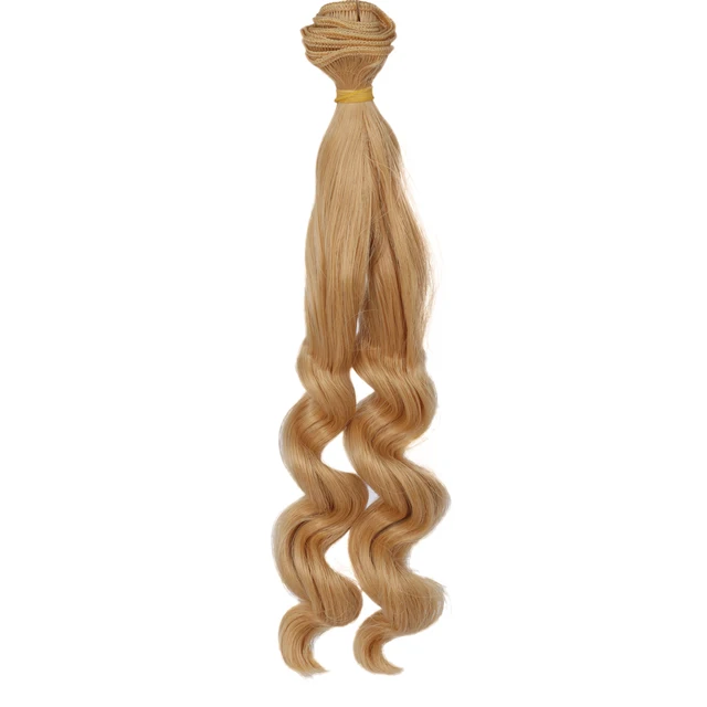 Aidolla 15*100CM BJD Wig Accessories For Dolls Doll Hair for 1/3 1/4 1/6 High-Temperature Wire Curly BJD Wigs Kid's Gift Toy HTY1355C