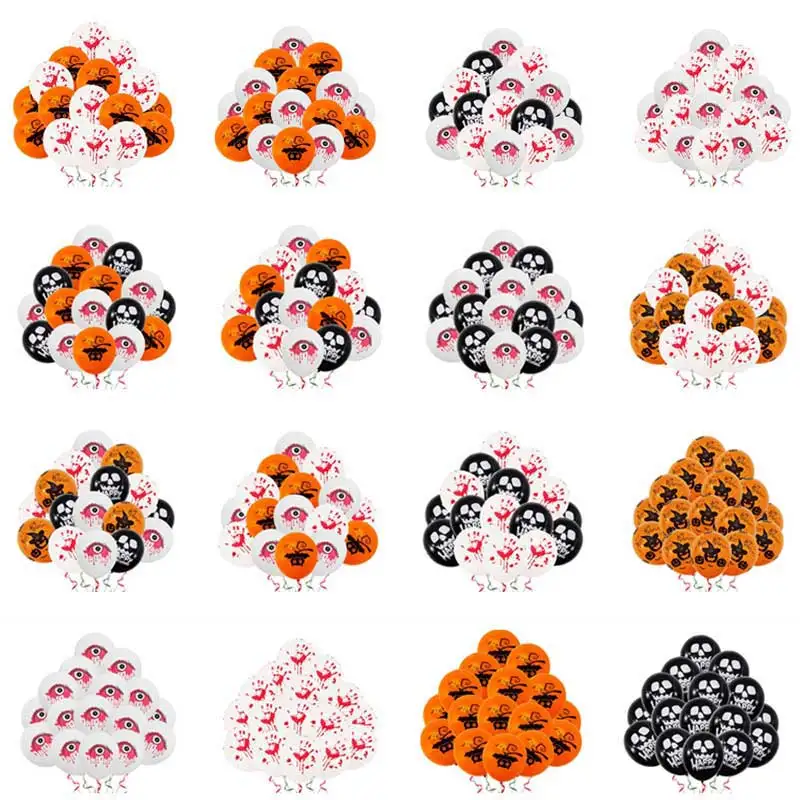 12 дюймовая Тыква Голова кровь ручная печать глаз пиратский череп искусство для