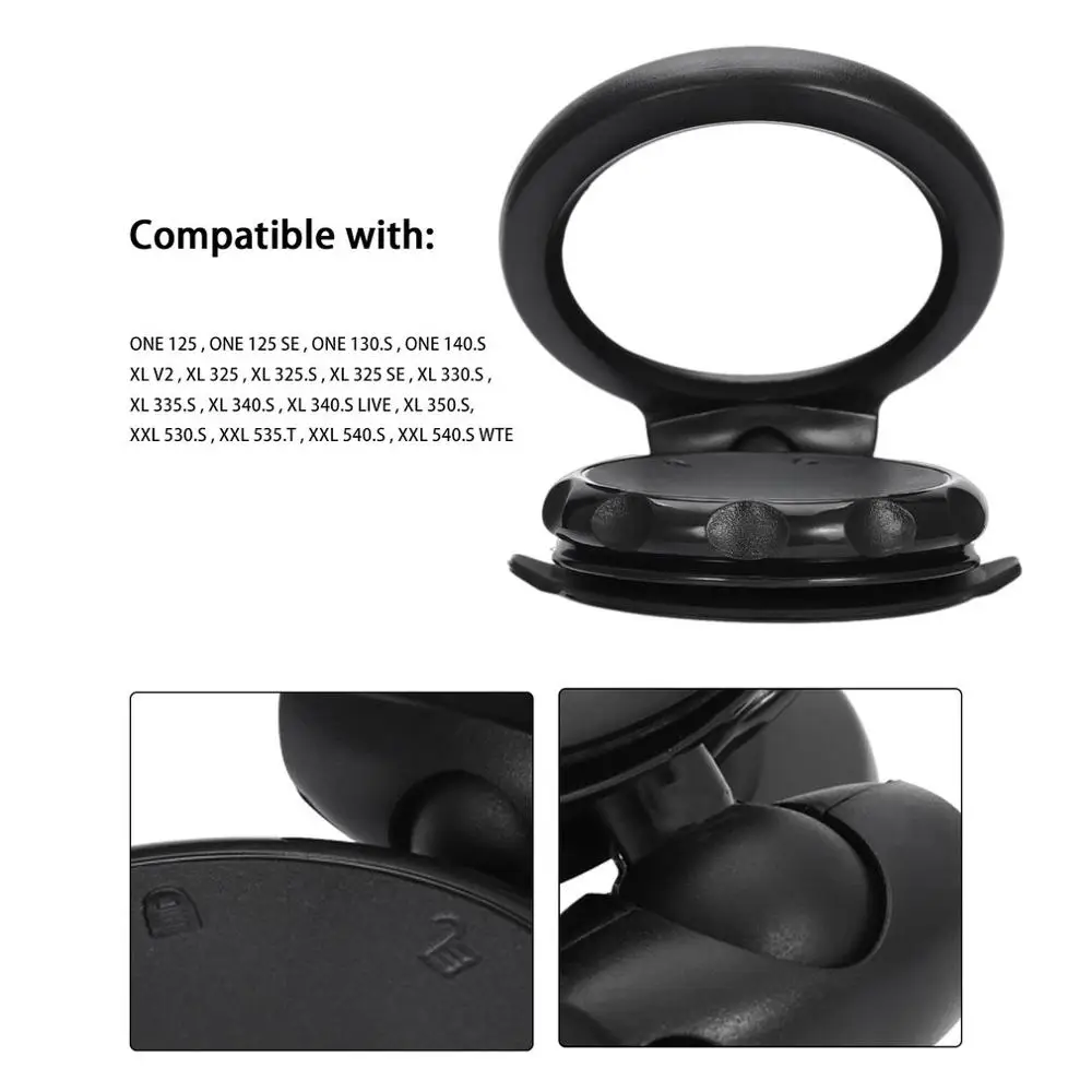 GPS Holder GPS Suction Cup Mount OcioDual Saugnapf Halter 360 &deg; Typ Easyport For GPS Navigator Tomtom One XL XXL Schwarz mit 125 130 Montieren rotary IQ X