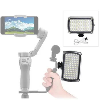 

LED Light L Shaped Handle Holder For OM 4 OSMO Mobile 4 Bracket 3 Zhiyun Feiyu 2 Expansion Smooth Accessories Gimbal Y5X8