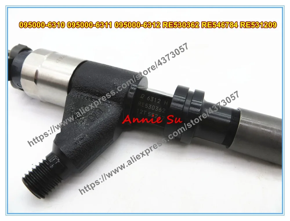 Подлинный и инжектор Common Rail 095000-6310, 095000-6311, 095000-6312 для Joh* n D* eere RE530362, RE546784, RE531209