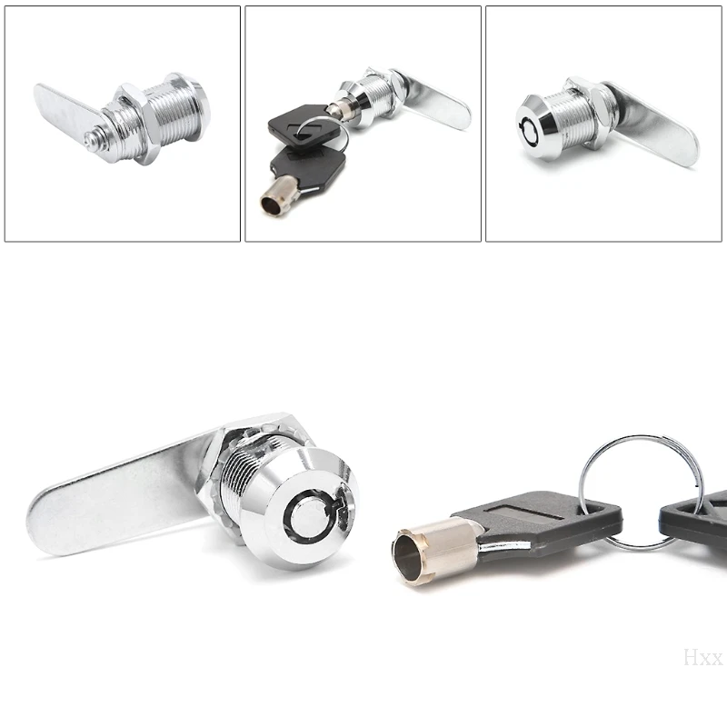 OOTDTY с выдвижными ящиками трубчатый Cam Lock для двери для почтового ящика, шкафа шкаф w/2 Ключи 16-30 мм