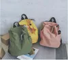 Korean Retro Style Women Large Capacity Outdoor Travel Backpack Casual Double Shoulder Bags Female Solid School Bag Ladies Totes 1