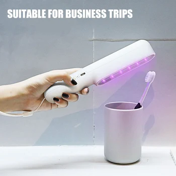 

UV Light Wand Ultraviolet Lamp Portable LED Light for Household Office Travel Baby Pets Stuff JDH99