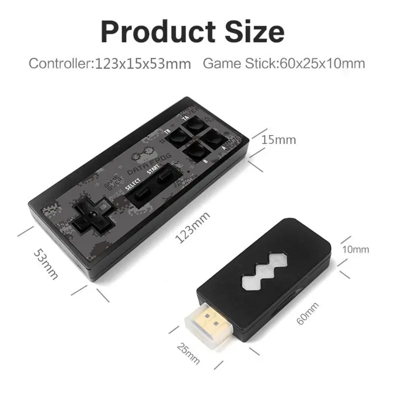 Y2 4K HDMI видео игровая консоль встроенный 568 классические игры мини ретро консоль беспроводной контроллер HDMI выход двойной плеер