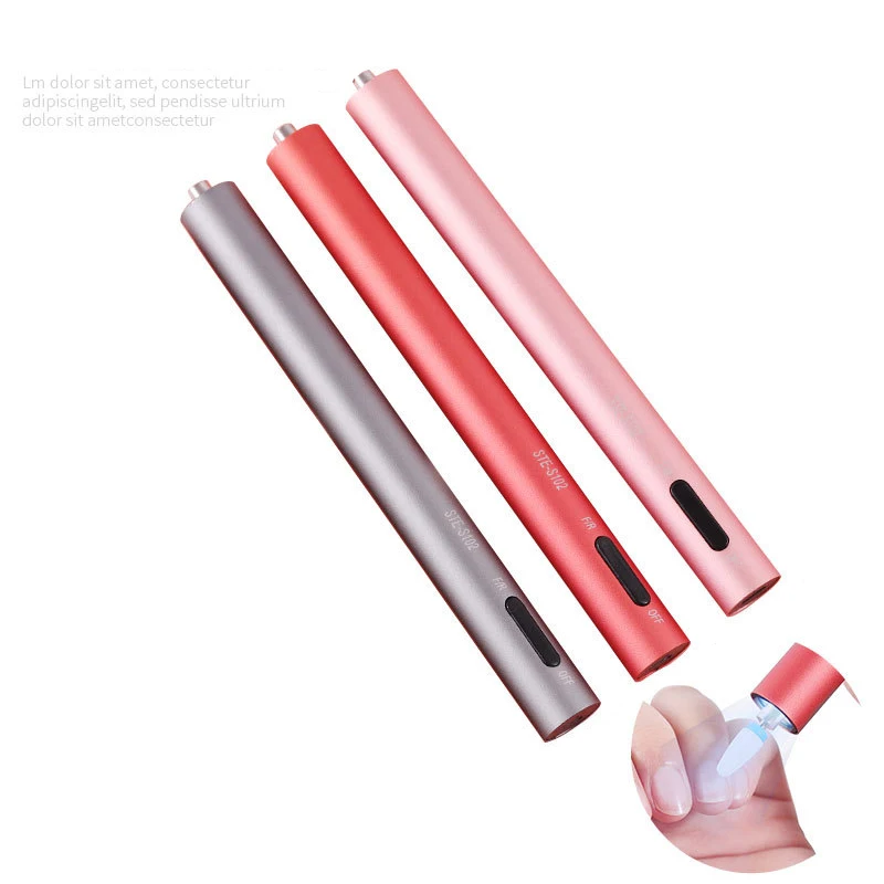 

Portable Cordless Nail Drill 12000RPM Manicure Machine Electric Nail File Nail Tool Set with LED Lighting for Nail Bits-Gray