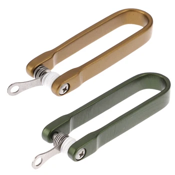 

Pocket Tool Key Holder Clip U-Style Aluminum Bag Hard Smart Keychain Oxide Carry Metal Aluminum Key Clip Organizer Folder