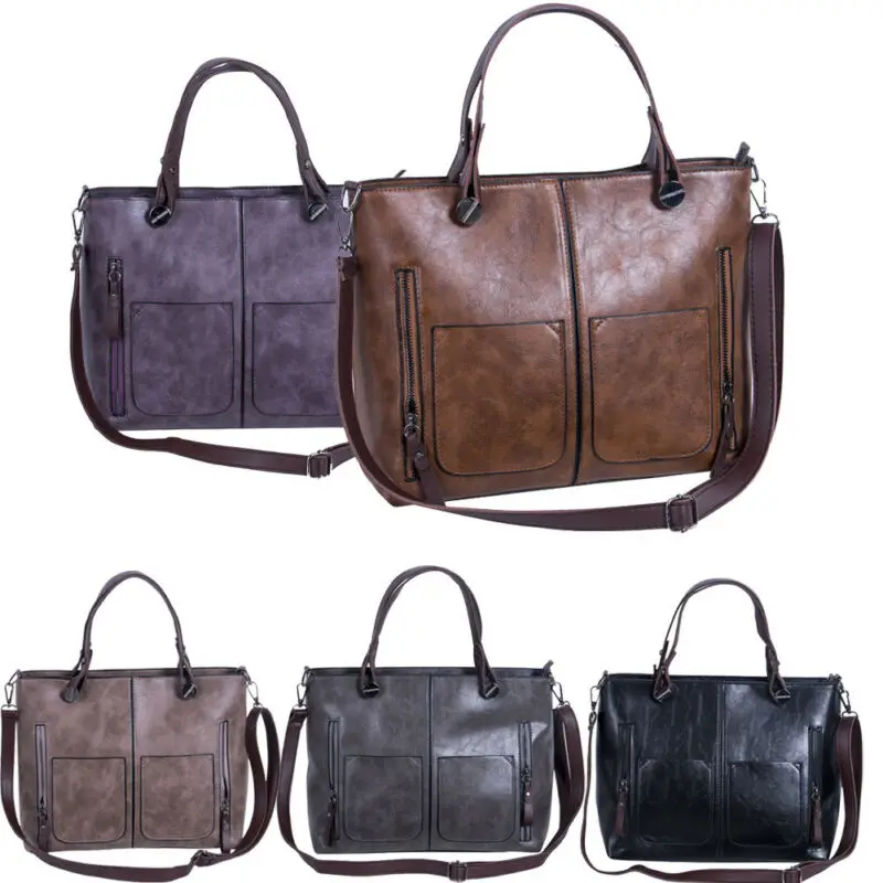 

Fashion Luxury Women Leather Handbag Shoulder Purse Messenger Satchel Big Women Bag High Quality Casual Female Bags Trunk Tote