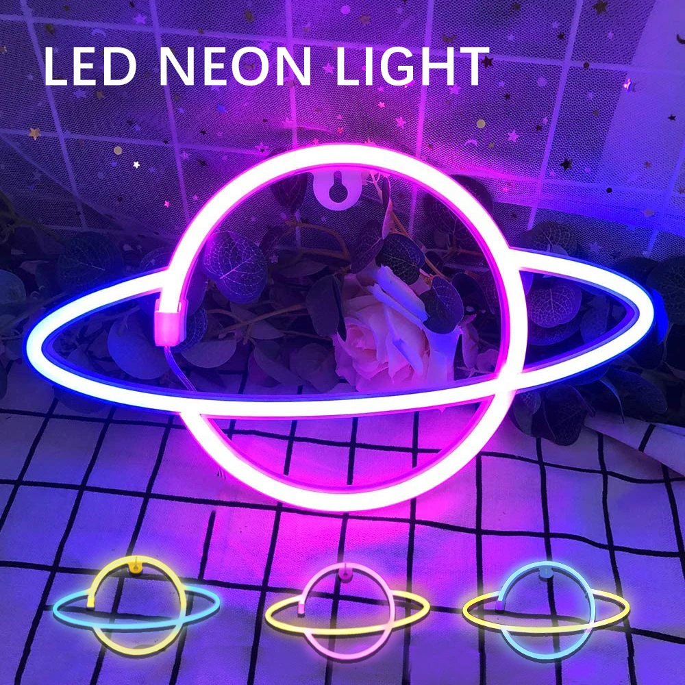 LED Neon Light Living Room Decoration Wall Lamps Sign Bedroom Decor Led lampsindoor lighting led For home | Лампы и освещение