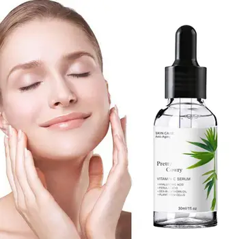 

100% prue serum hyaluronic acid vitamin c For face skin care O4L3