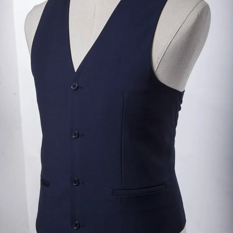 Men's Suit 3 Piece Set, Slim fit Men Suit Jackets + Pants + Vests, Wedding Banquet Male Blazer Coats Szie M-4XL