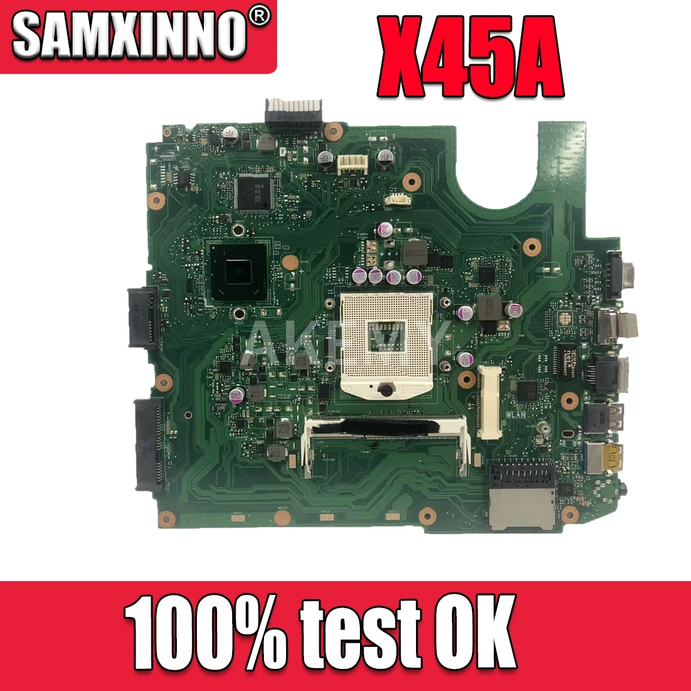 Для Asus материнская плата X45A REV2.0 Интегрированная 100% работа|motherboard for asus|asus