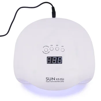 

SUN X5 Plus UV LED Nail Dryer 54W Gel Polish Curing Lamp with Bottom Timer LCD Display Quick Dry Lamp For Nails Manicure Gel