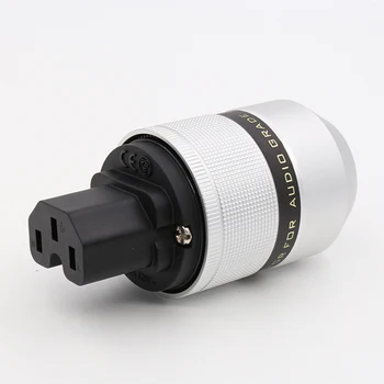 

HI-End Power Pure Copper Gold Plated Female Plug ,AC Power Cable Cord IEC plug