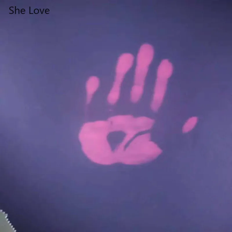 She Love 20x34 см термочувствительный цвет изменить искусственная Синтетическая кожаная ткань для одежды Diy украшения ремесла