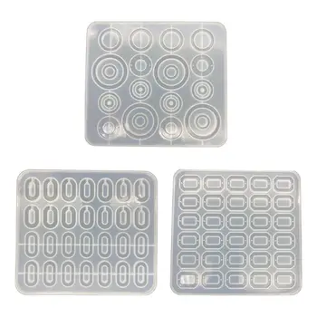 

New Transparent Silicone Mould Dried Flower Resin Decorative Craft DIY Pendant earring Mold epoxy resin molds for jewelry
