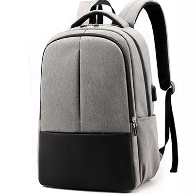 VORMOR водонепроницаемый 15,6 дюймов рюкзак для ноутбука usb зарядка Мужской рюкзак для путешествий подростковый рюкзак сумка мужской рюкзак mochila - Цвет: Серый